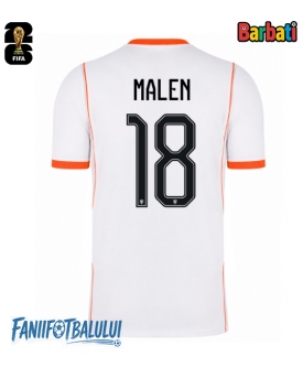 Țările de Jos Donyell Malen #18 Tricou Fotbal Replică Mondial 2026 Barbati Deplasare